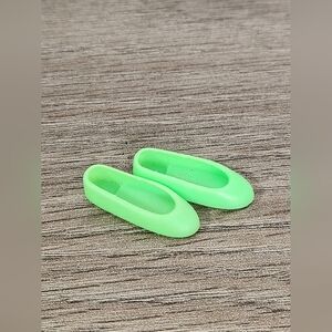 Vintage Barbie SKIPPER Mod Lime Green Flats Shoes